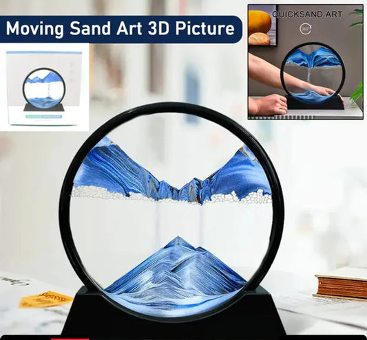 Blue Hourglass decor - ديكور الساعة الرملية الزرقاء